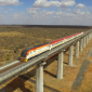 Kenya SGR train on bridge KRC 85x85